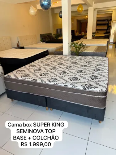 Cama Box SUPER KING SEMINOVA - ENTREGO