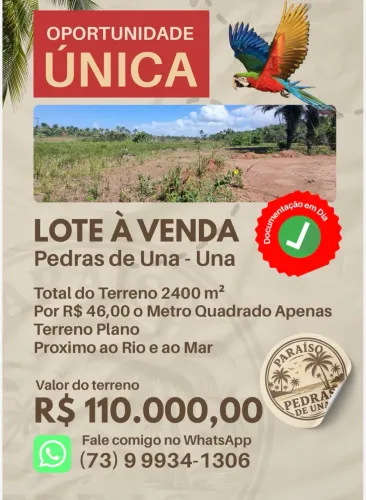 Terreno Refúgio entre o Mar e a Mata