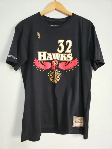 Camisa Camiseta NBA Atlanta Hawks Mitchell & Ness Laettner 32