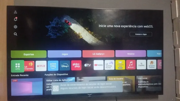 Vendo tv smart LG 50 polegadas 