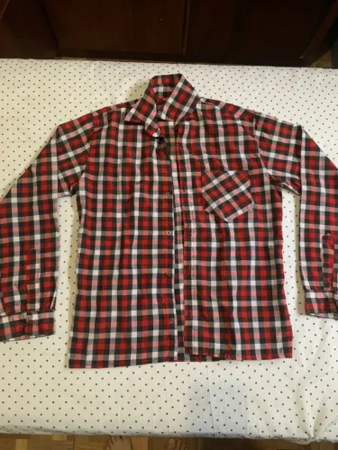 Camisa xadrez com manga longa