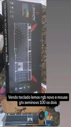 Vento teclado e mouse  tops