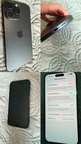iPhone 15 pro Max - 256 (Único dono)