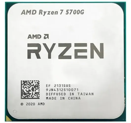 só venda Processador Amd Ryzen 7 5700g Com 8 núcleos e 16 threads Max Boost: Até 4.6GHz