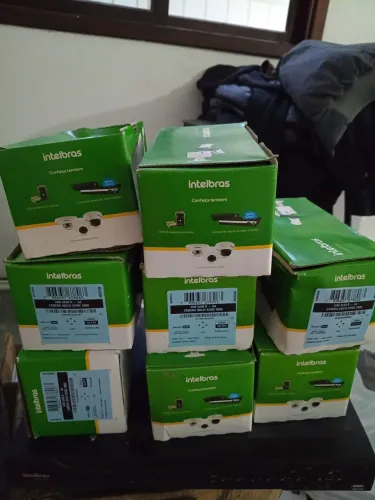 DVR 16 canais e 8 câmeras intelbras