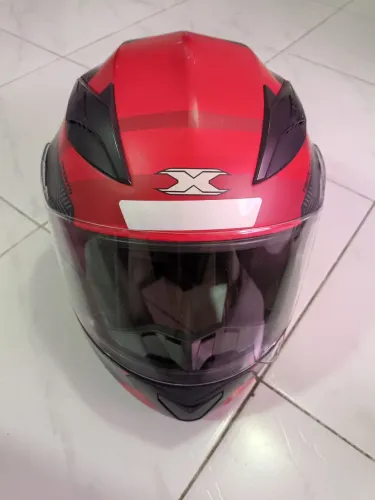 Capacete Texx Stricke Trento Vermelho Fosco 58 