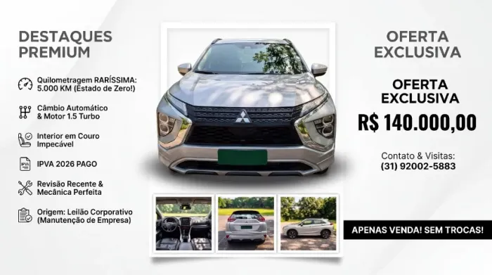 Mitsubishi Eclipse Cross HPE 1.5 16V 165cv AUT 2023