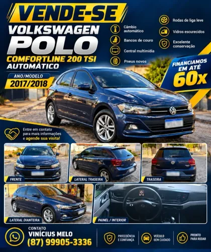 Volkswagen Polo Comfort. 200 TSI 1.0 Flex 12V Aut. 2018