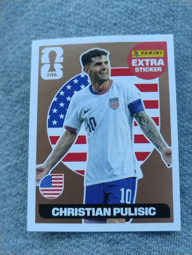 Extra Sticker Bronze Cristian Pulisic.