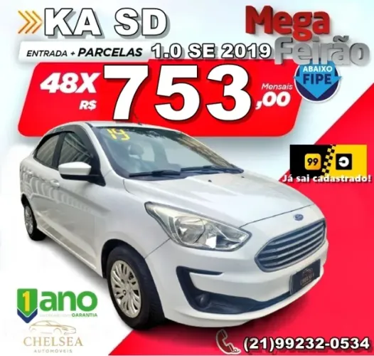 Ford KA+ Sedan 1.0 Tivct Flex 4P 2019
