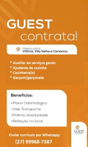 Venha fazer parte da nossa equipe!!!