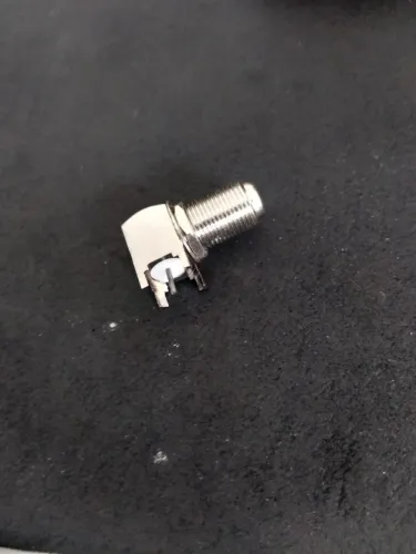 CONECTOR F FEMEA ROSCA PARA 90 GRAUS SOLDA PCI ( 53 pçs)