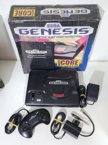 Sega Genesis Canadense e TV Semp 10 Funcionando