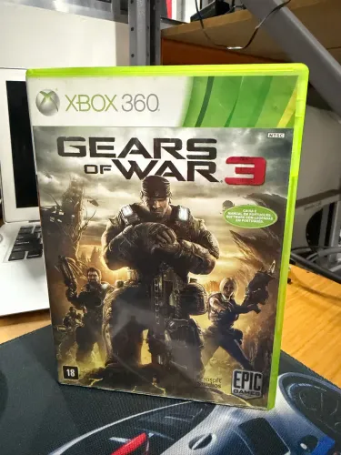 Gears of War 3 Original Xbox 360 + Caixa e Manual