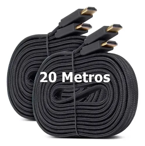 (Novos) Cabo Hdmi de 20m, entregamos e ac. cartões