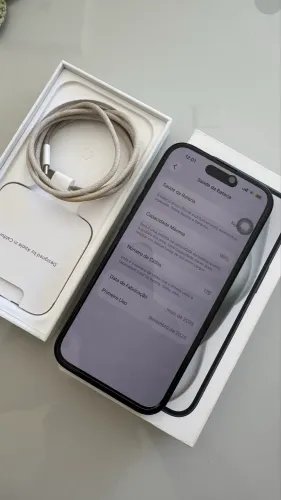 Iphone 15 128gb NA GARANTIA APPLE sem detalhes
