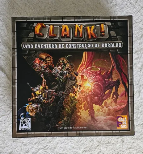 Clank! e expansão Templo dos macacos sleevados
