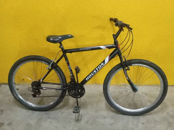 Bicicleta aro 26 de adulto jante aero e rolamento raios inox toda filé