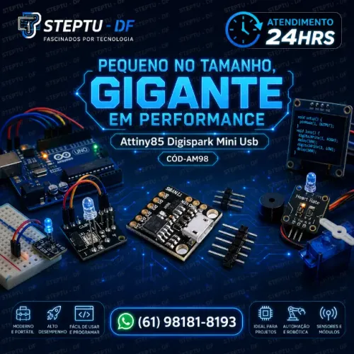Digispark Attiny85 Mini Usb Arduino Automação Robotica COD-AM98