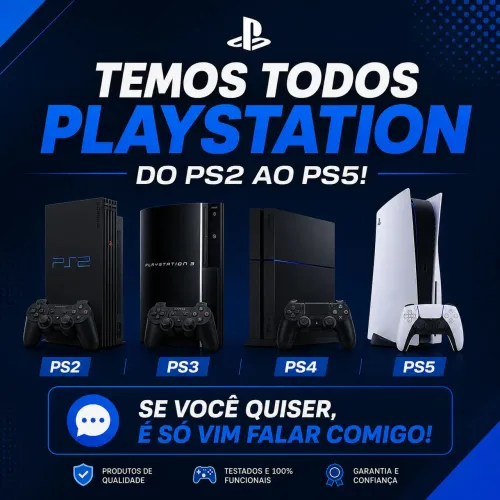 Do PS2 ao PS5, só chamar!!!