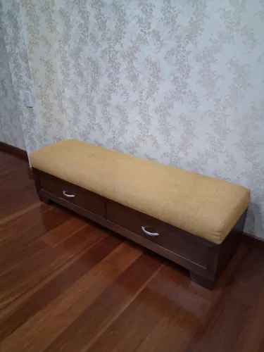 Recamier, gaveteiro com assento para quarto