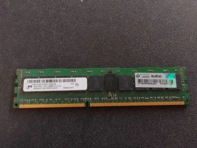 Memória Ram HP 8GB PC3-12800 (Só Venda)(Servidor)