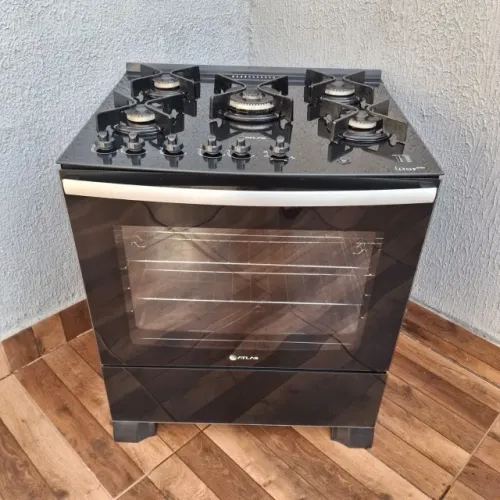 Fogão 5 bocas acendimento automático 