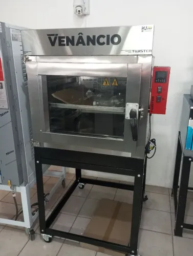 NZ. Forno turbo GÁS 5 TELAS inox VENÂNCIO