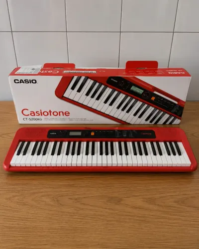 Teclado musical casiotone ct-s200 Vermelho