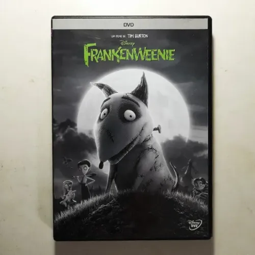 Dvd Frankenweenie, Disney, Tim Burton. Seminovo.