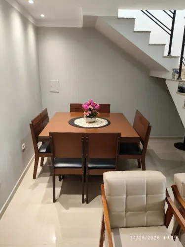 Conjunto de Mesa com 8 Cadeiras Verona/Lugano - Modocasa