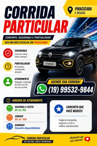 VIAGENS PARTICULARES EM PIRACICABA-SP