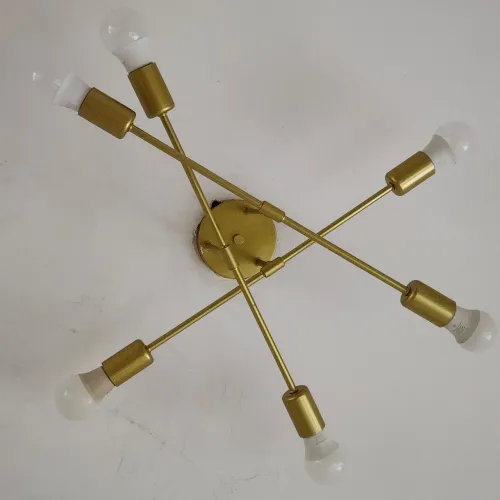 Luminária de Sobrepor Estilo Sputnik 6 Bocais