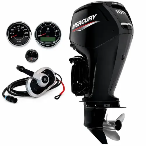 Motor de Popa Mercury 100 HP EFI CT 4T ELPT | Power Trim | R$ 59.900