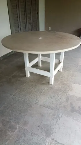 Mesa mármore redonda