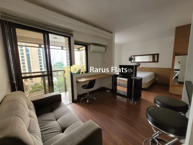 Rarus Flats - Flat para alugar em Moema - Edifício QI Intelligence Flat