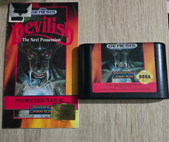 Devilish original americano para Genesis Mega Drive