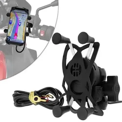 Suporte celular moto com USB;) entrega gratis