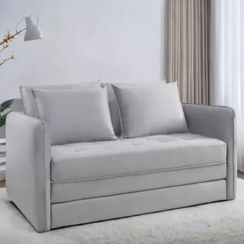Sofá Cama Noronha 1,55 m Linho Novo Pronta Entrega