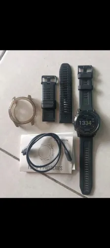 Relógio Garmin fênix 7x pro Saphire solar - completo
