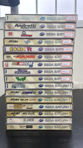 Jogos de Sega Saturno ORIGINAIS Apartir: