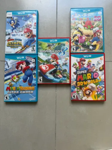 Jogos Super Mario Wii U Mario Kart Mario Party e mais