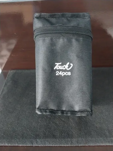 Bolsa Necessaire Estojo para Canetas Touch Preta