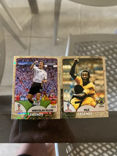 Pelé é Klose legends de 2018