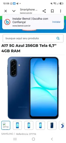 Vendo um A175 G menos de um ano de uso sem trincos ou aranhao com carregador e nota fiscal