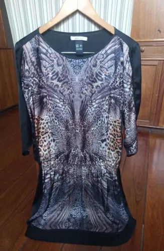 vestido colcci silver