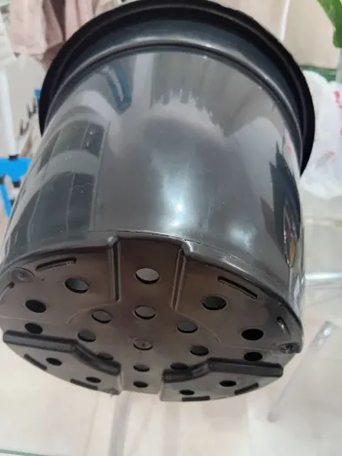Vaso de plástico  preto novo