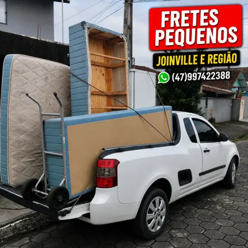 PEQUENOS fretes Joinville e região