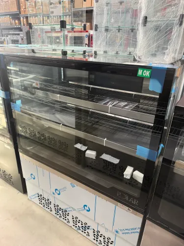 NBVE-100I VITRINE ESTUFA GOURMET INOX 1,00M POLAR