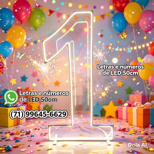 Números de led de zero a nove
